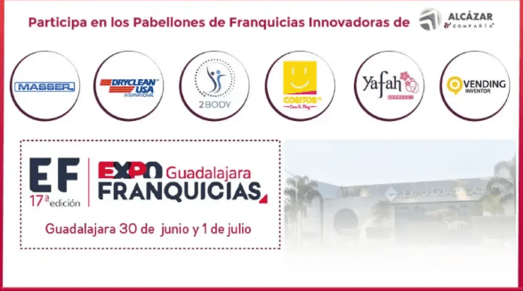 Con el Pabellón de Marcas Recomendadas 2023, Alcázar y Compañía reafirma presencia ininterrumpida en Expo Franquicias Guadalajara